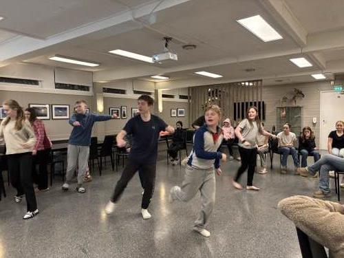 Aktivitet i stova… Lets dance…